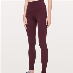 Dark Purple Lululemon Aligns